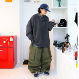 Big Pocket Cotton Balloon Pants