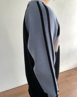 ロココラグランラインニット