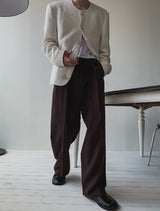 Standard long wide slacks
