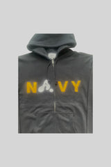 N"A"VY ZIP-UP HOODIE