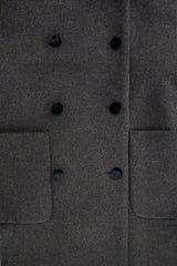 Herringbone double coat_brown