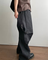 Bandana Tie Denim Pants