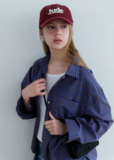 New jude logo cap burgundy