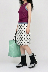 BERRY RIBBED SLEEVELESS TOP (PINK, DEEP PURPLE 2COLORS!)