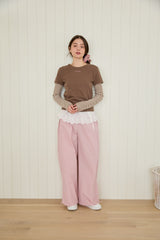 [2EA 1SET] SALLOR CHECK SCRUNCHIE