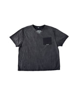 フェードアウト フェイクポケット TシャツBK