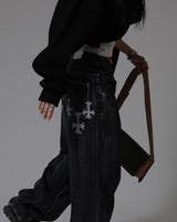 The cross denim (Unisex)