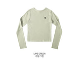 STITCH ROUND LONG SLEEVE T-SHIRT