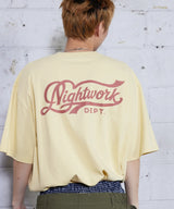 N.W.D Script T-Shirt_Yellow
