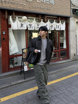 Pigment back banding work pants