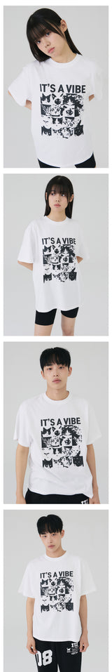 キャットフェイスＴシャツ
