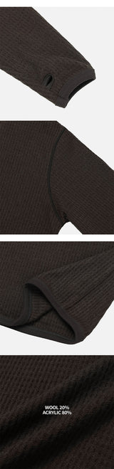 [F/W] ウールワッフルウォーマースリーブ (3color)