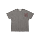 Boteh half T-shirts / Mud gray