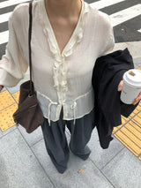 Ruffle blouse