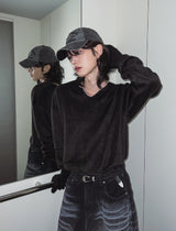 Robben Mohair Deki V-neck Knit