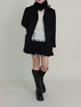 Cush Banding Pumpkin Balloon Mini Skirt