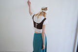 Aile frill skirt_teal