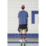 PIGMENT STRIPE T SHIRT / BLUE