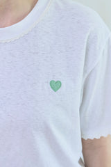 プチ ラブ クロップ Tシャツ [Ivory]