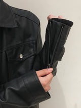 Slate trucker blazer jacket