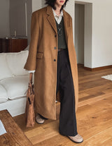 Melbourne single maxi coat