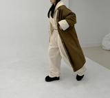 (COW LEATHER🤎🐑🐄) ダルメシアンアグ4㎝プラットフォームショートブーツ