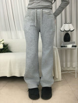 シルバースタッドブーツカットパンツ