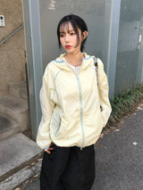 Neon Piping Scene Windbreaker (6c)