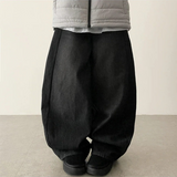 Teen Zanstripe washing denim wide pants [Long & Short]