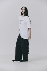 FMW レタリング ロゴ T シャツ - ホワイト