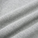 DOUBLE LOOP LOGO SLEEK HOODIE SWEATSHIRT GRAY