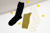 [3PACK] 1507 UNISEX  HEART DOT BASIC SOCKS - color pack