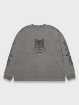 MOUSE LS TEE PIGMENT DYED - GREY
