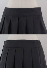 LIST PLEATS MINI SKIRT (3COLORS!)