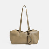 Minimalist Soft Leather Boston Bag