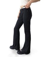 Iva Studded Low-Rise Bootcut Jeans