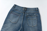 ICE BLUE HOT-FIX RHINESTONE CRINKLE WHISKER BOOTCUT JEANS