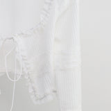 Bute frill cardigan + frill mini skirt set