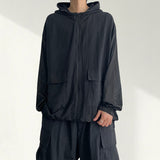 E-One Mix Mesh String Hoodie Zip-up (3 colors)