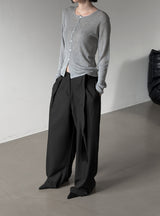 Bandell Strap Pintuck Slacks