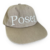 'Poser' ビンテージキャップ/ベージュ
