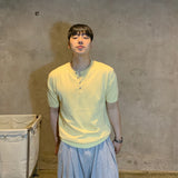 Formal henley neck knit (8color)