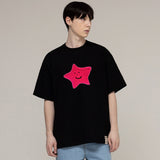 [UNISEX] Paint Star Smile Short-Sleeved T-shirt