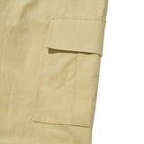 STRING CARGO PANTS [CREAM YELLOW]
