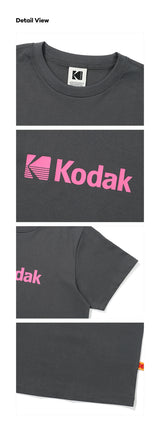 (WOMAN) BIG LOGO SHORT-SLEEVE T-SHIRT【CHARCOAL】