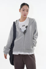 Ready crop zip-up hoodie