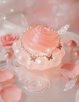 バタフライワルツチョーカーネックレス - Rosegold Color