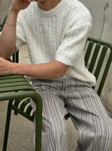 [Unisex] Summer boucle half knit(4color)