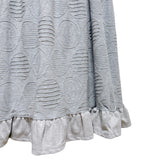 (2color) Line Dot Frill Skirt