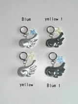 glitter angel keyring (2color)